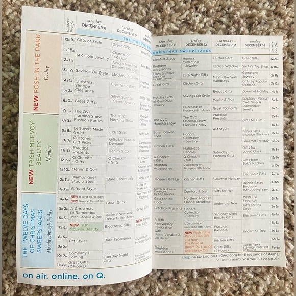 2008 December 8th to 2009 January 4th Q Quide Bryant Park brochure - Picture 4 of 10